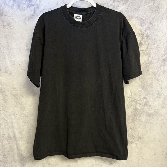 Pro Team Heavyweight T Shirt Mens XXL 24x32.5 Black Short Sleeve - Picture 1 of 9